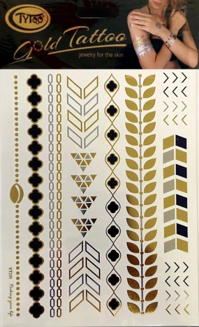 TyToo Gouden tatoeage - armbanden – Variant 1