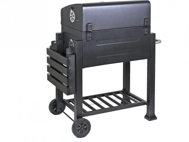 Garten Grill auf Holzkohle mit Zwei Rosten und Thermometer