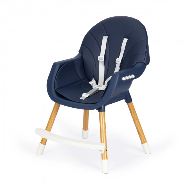 Ecotoys Eetstoeltje 2-in-1 blauw
