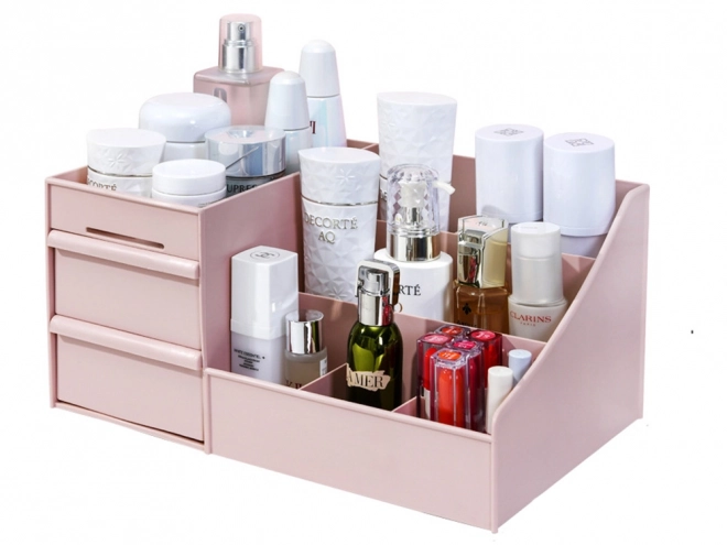 Organizer voor cosmetica en sieraden met laden