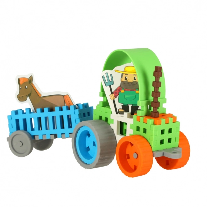 Bouwblokken Mini Waffle - Boerderij Grote blisterset
