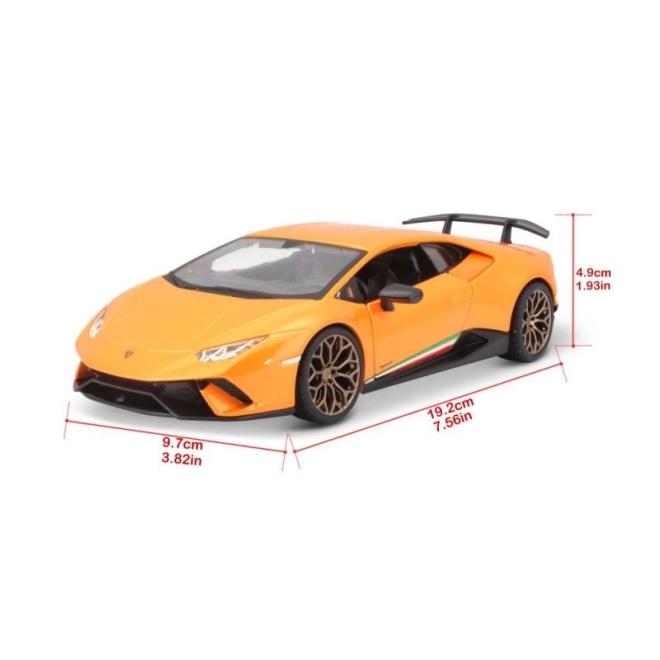 Metal Model Lamborghini Huracan Performante 1:24