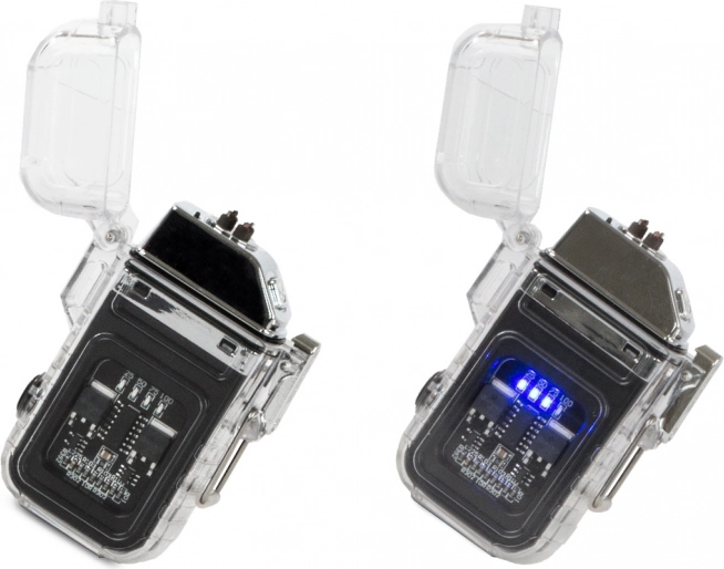 Vlamloze plasma-spiraal en USB-opladen