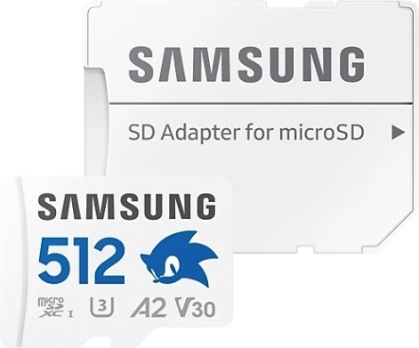 Samsung PRO Plus microSDXC 512 GB mit Adapter U3 A2 V30