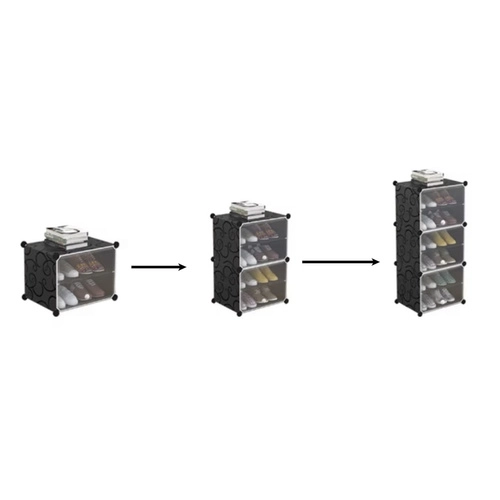 Modulaire schoenenkast - 6 niveaus