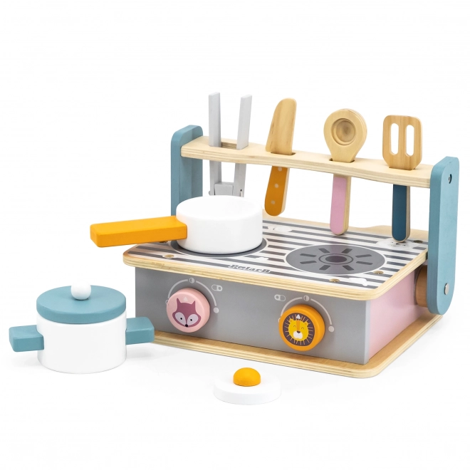 Wooden Stove and Grill