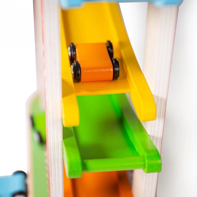 Wooden Racing Track for Cars from Bigjigs Toys