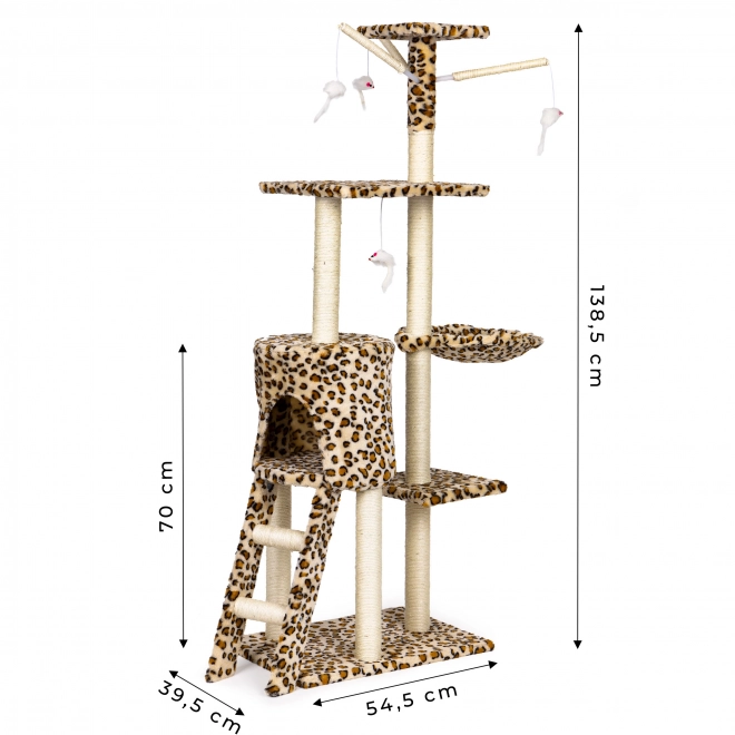 Arbre à chat, maison, arbre, lit, 138cm xl, Panther