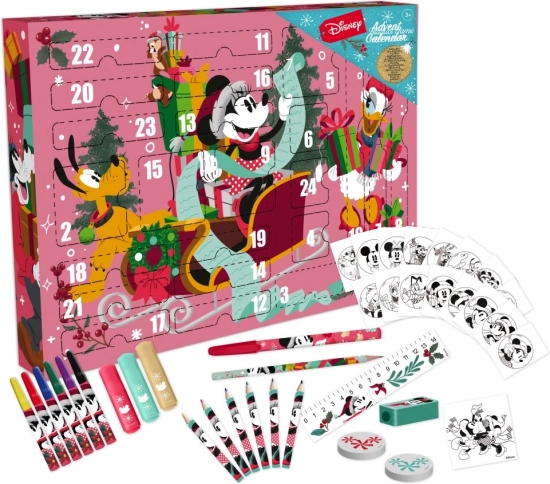 Adventskalender DISNEY MINNIE – kreatives Schreibwarenset
