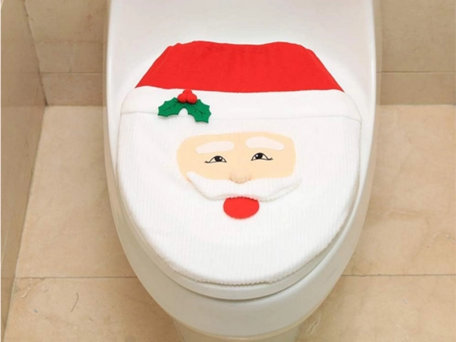 Weihnachts-Badezimmerset Weihnachtsmann