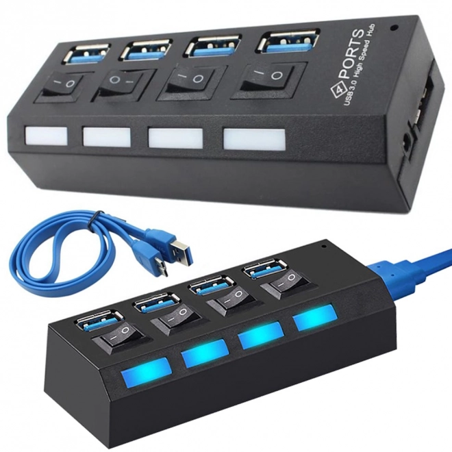 USB-hub met 4 USB 3.0-poorten