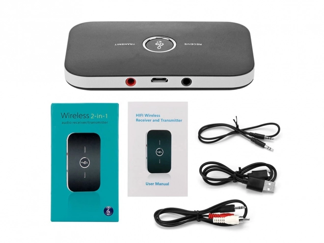 Bluetooth audio ontvanger zender adapter 2-in-1
