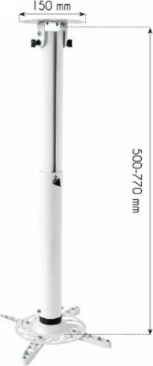 Height-adjustable column 50–77 cm