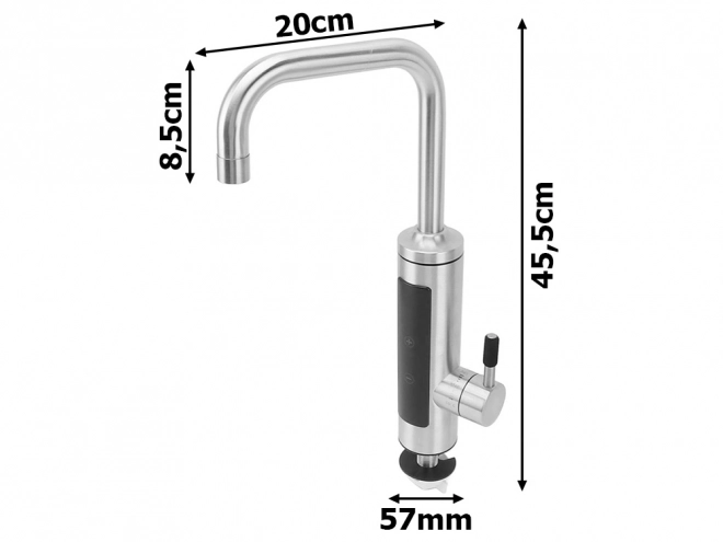 Chauffe-eau électrique instantané avec écran LCD