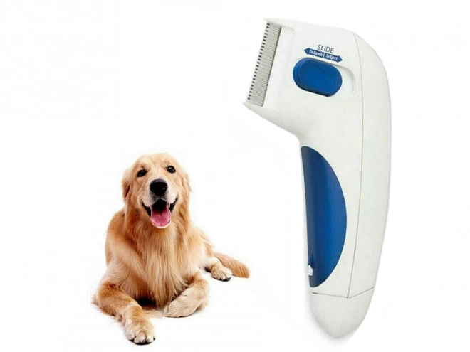 Elektrische vlooienkam voor honden en katten