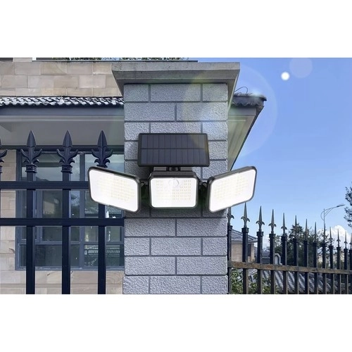 Solar tuinlamp 180 LED met bewegings- en schemersensor