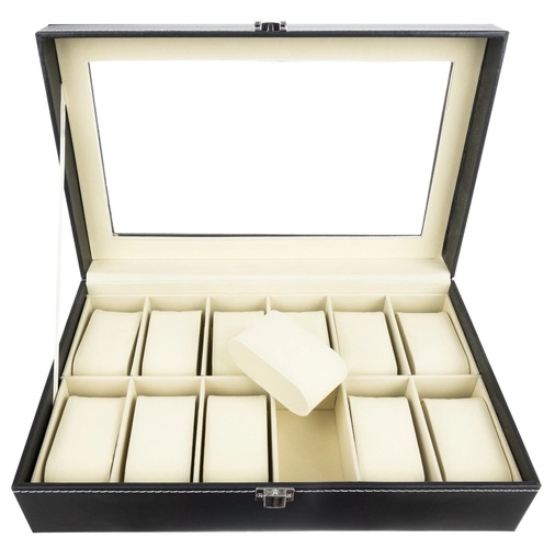 Organizer voor horloges met 12 vakken