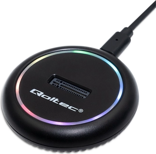 Dockingstation für M.2 NVMe/SATA SSD mit USB‑C und RGB‑Beleuchtung 2TB