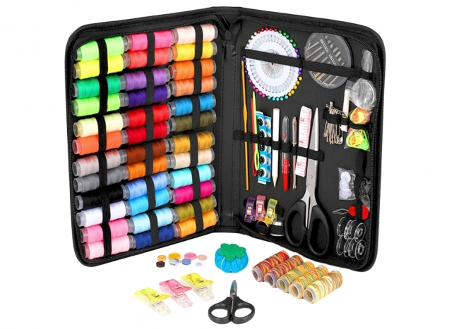 Grande boîte à couture dans une valise à outils 228 pièces