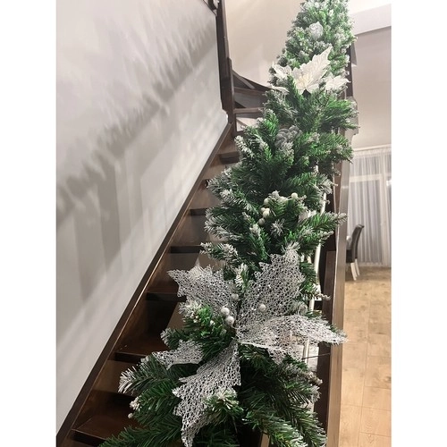 Kerstguirlande / decoratie 2,7 m HQ Ruhhy 22326