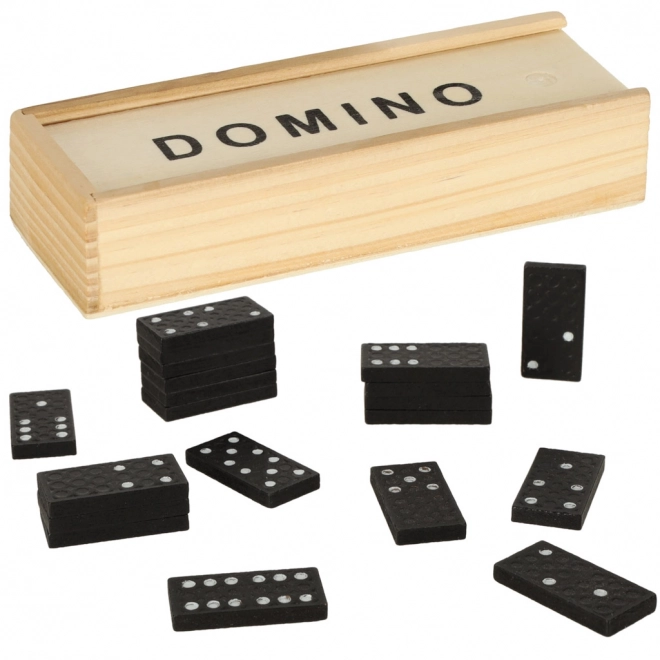 Houten domino voor familieplezier