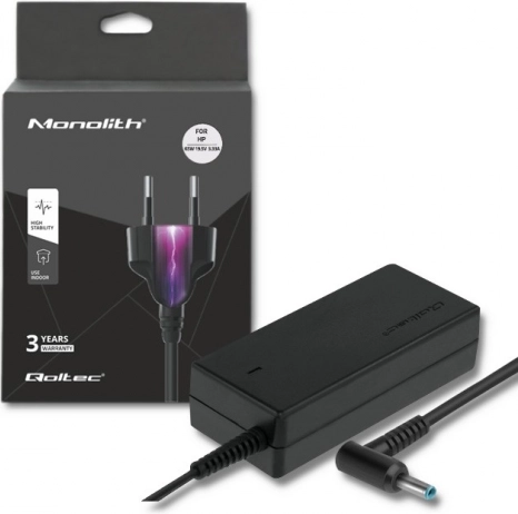 Netzadapter für HP 65 W, 19,5 V, 3,33 A, Stecker 4,5 × 3,0 mm mit Pin