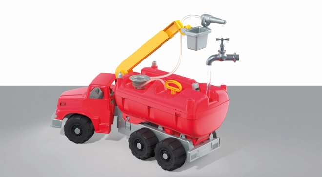Androni Giant Trucks brandweerwagen met platform en functionele sproeier - lengte 74 cm