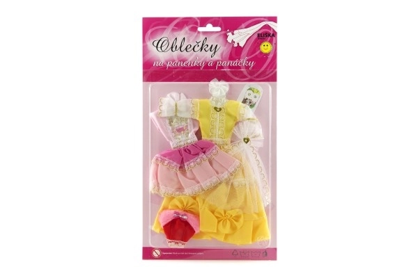Kleding met accessoires voor poppen 2 stuks