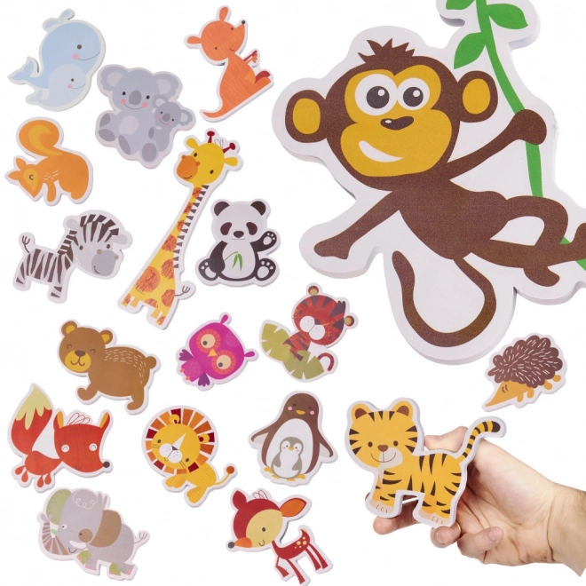 Animaux en mousse pour le bain - Zoo