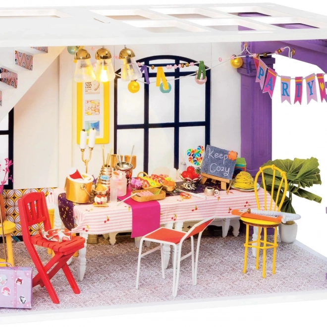 Miniatuur huisje Party Eetkamer van Rolife