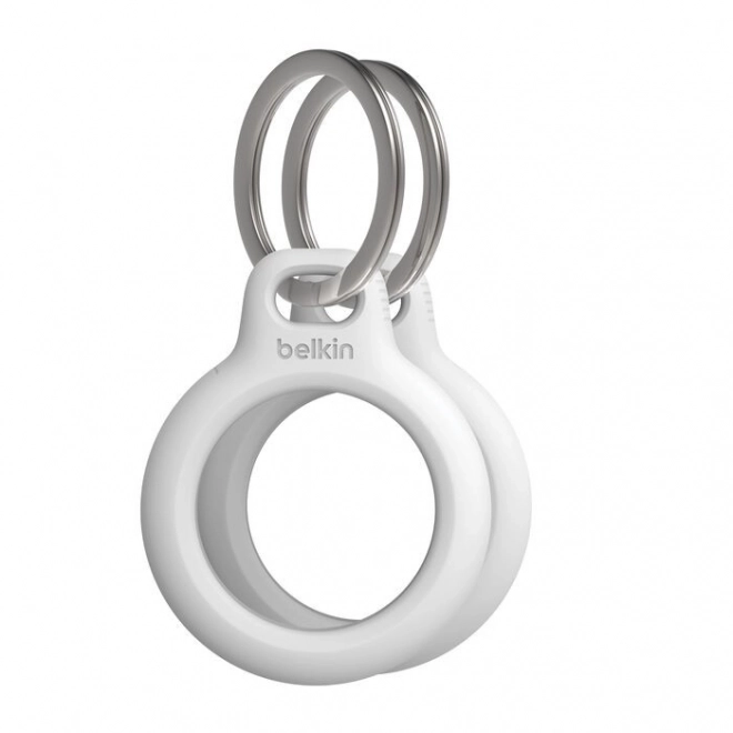 Porte-clés Secure Holder pour AirTag - 2 pcs blanc