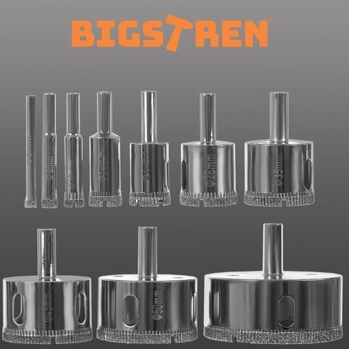 Diamanten boorzaagset 10 stuks - Bigstren 21641