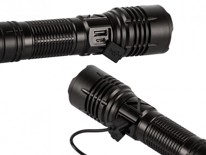 Militärische Taschenlampe mit LED und Zoom von Bailong