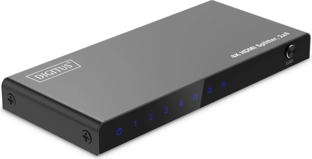HDMI splitter 1×4 4K/60 Hz with HDR and EDID – DIGITUS