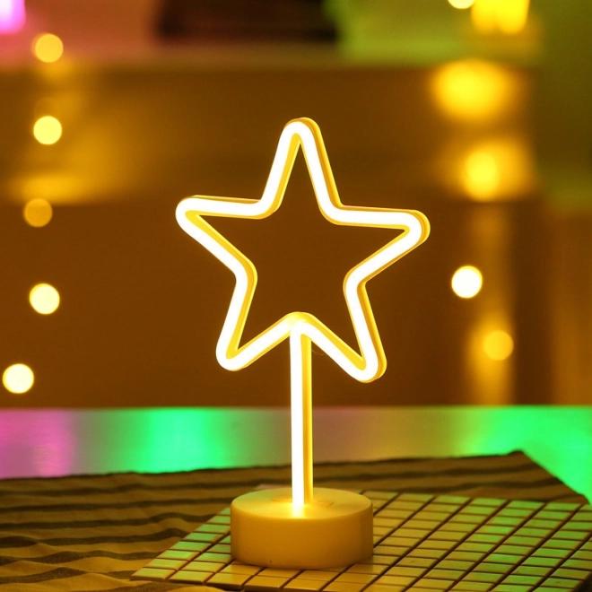 Decorative Led Star Neon Light