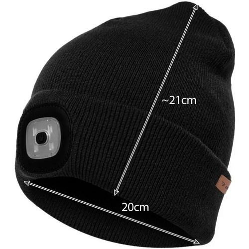 Wintermuts met zaklamp - Zwart Trizand 22663