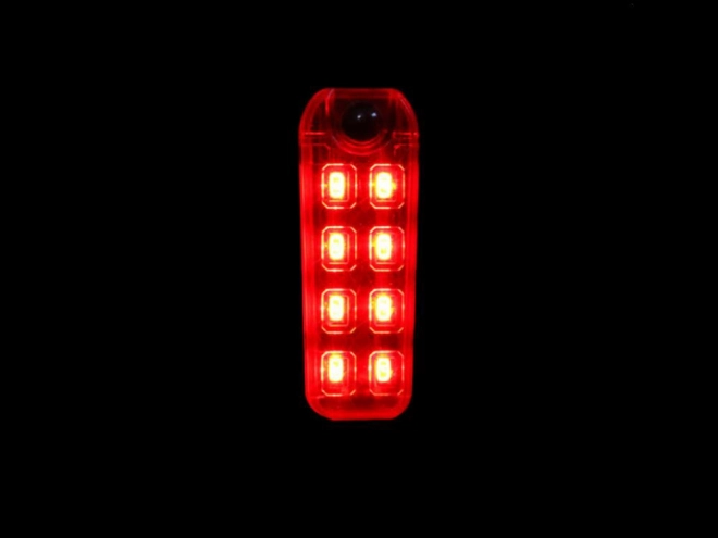 Achterste LED-fietslicht met USB-oplading