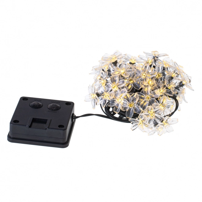 Zonnebloem Tuinverlichting 7m 50LED warm wit