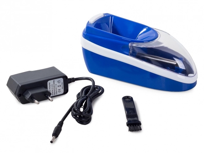 Elektrische sigarettenmaker in blauwe kleur