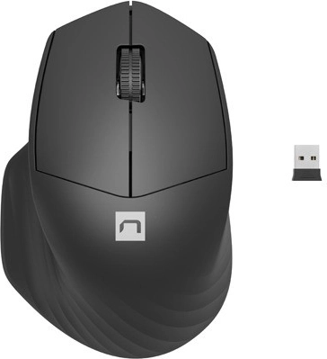 Souris sans fil Natec Siskin 2 avec Bluetooth 5.0 et 2,4 GHz noire