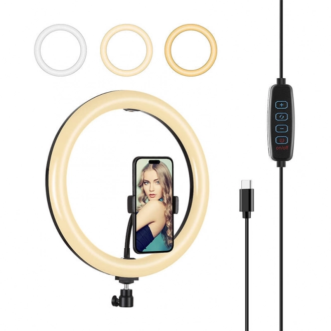 Circular light with phone holder PULUZ