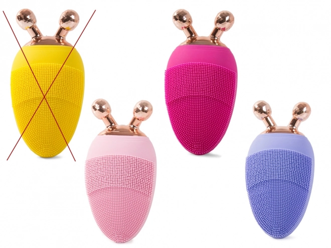 Sonic Gesichts- und Körpermassagegerät mit 3D-Kopfbürste – Rosa