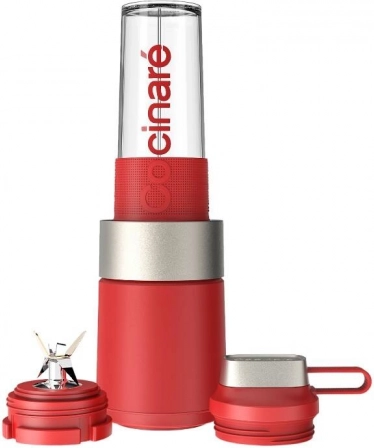 Cocinare GoPower Elite, blender de table avec shaker portable 600 ml, rouge