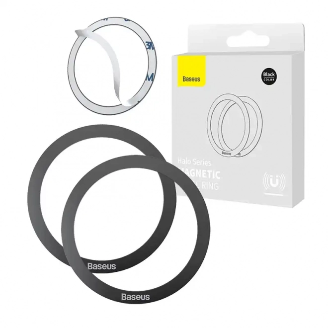 Baseus Magnetischer Telefonring mit MagSafe in Schwarz