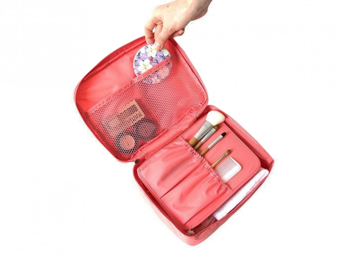 Cosmetische tas reisorganisator zalmkleurig