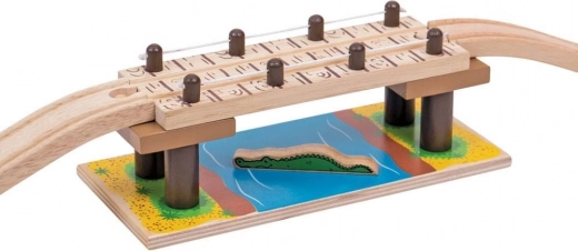 Interactive safari with a crocodile