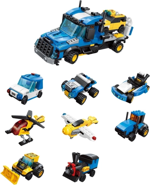 Qman dépanneuse urbaine 8-en-1 – jeu de construction