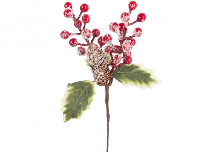 Weihnachtliche Tischdekoration mit Eberesche