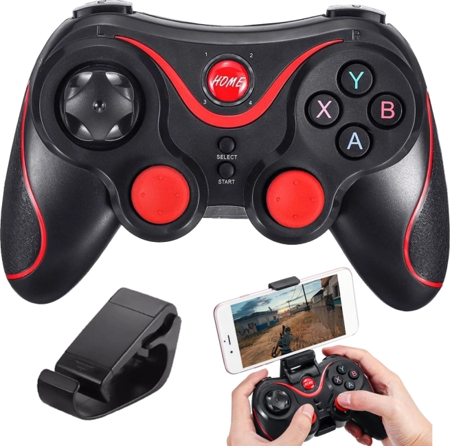 Wireless gamepad for Android and iOS phones