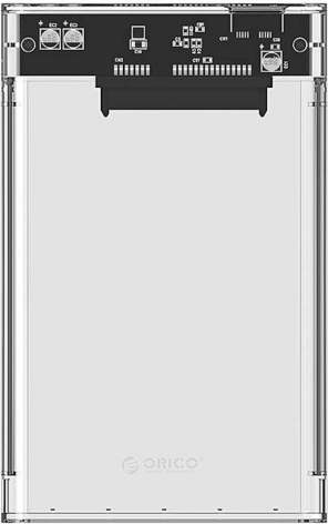 ORICO 2.5" external drive enclosure, transparent, USB 3.0 5 Gb/s